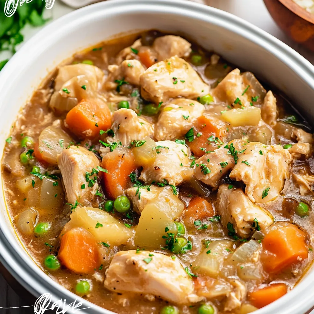 Chicken Stew Crockpot Recipes Slow Cooker
