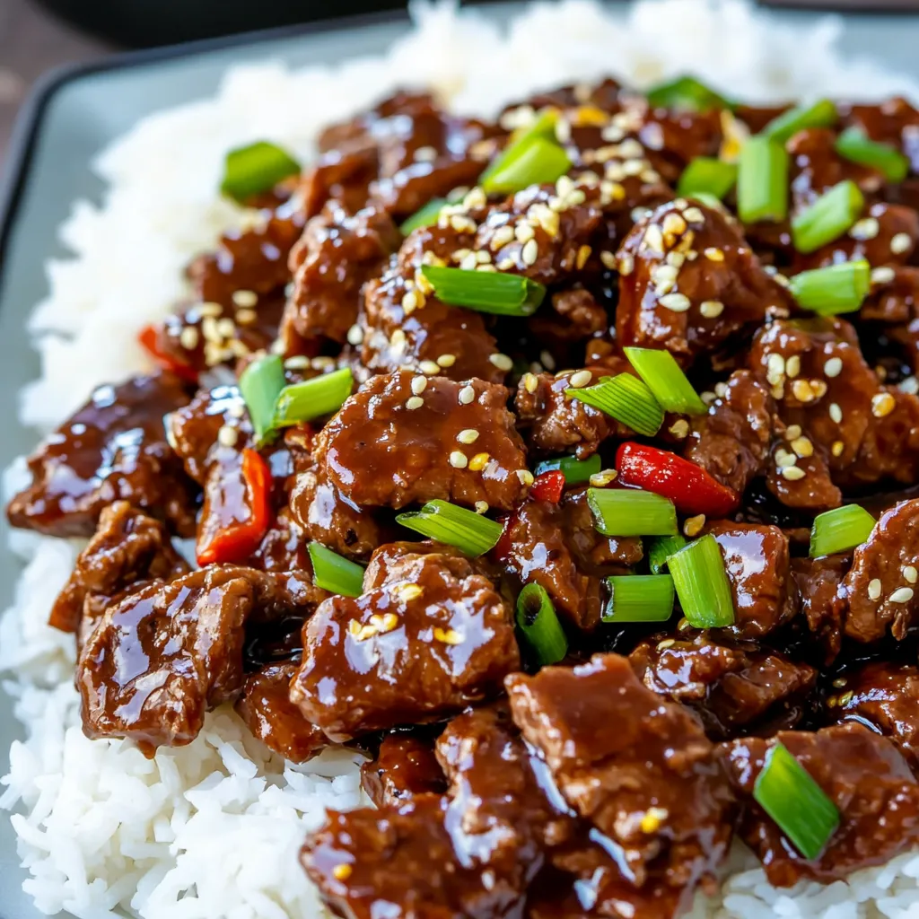 Crockpot Mongolian Beef Slow Cooker
