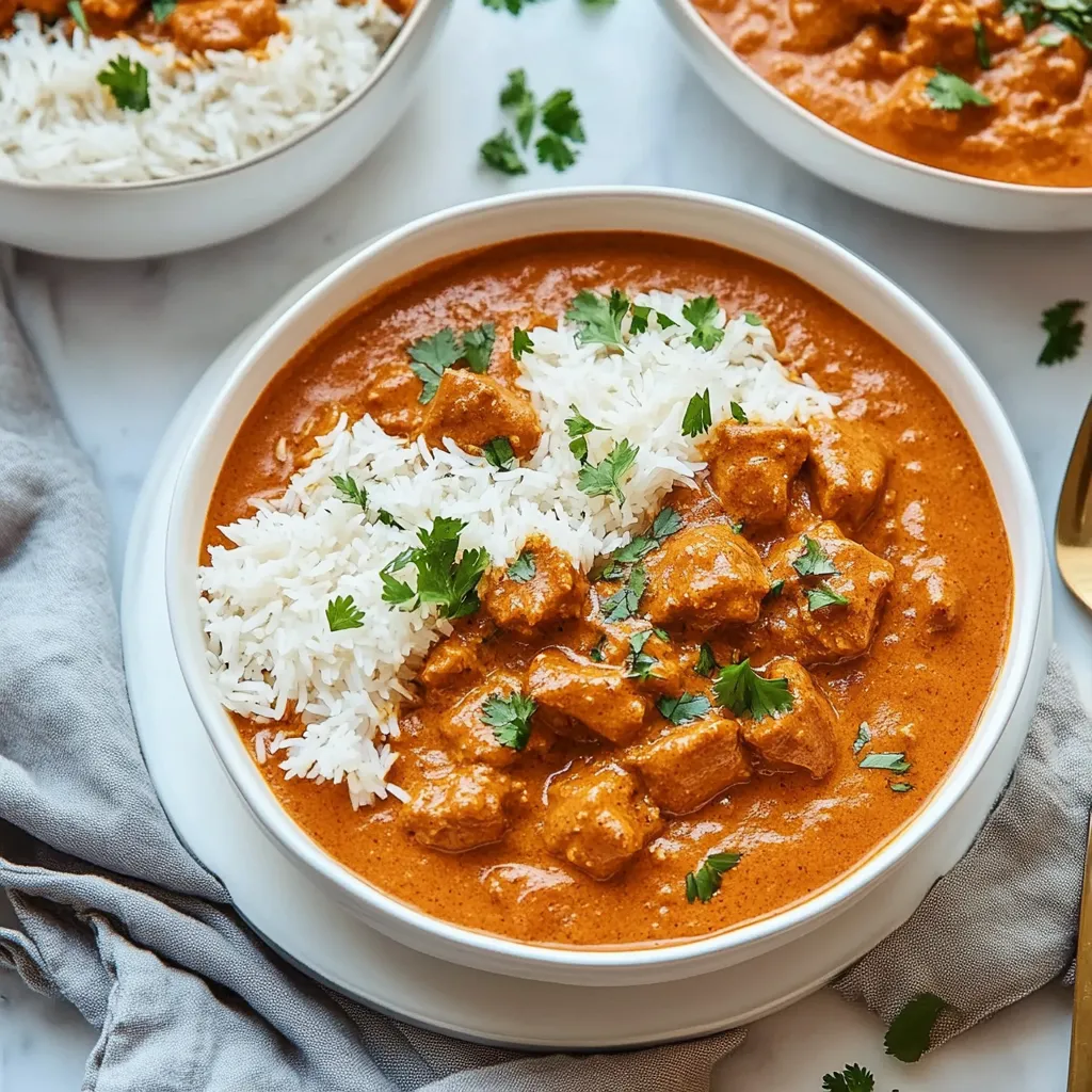 Slow Cooker Butter Chicken Greek Yogurt