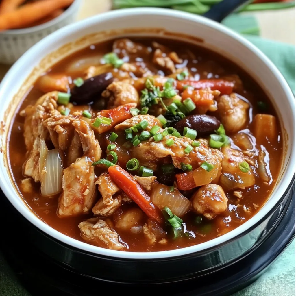 Slow Cooker Chinese Chicken Stew
