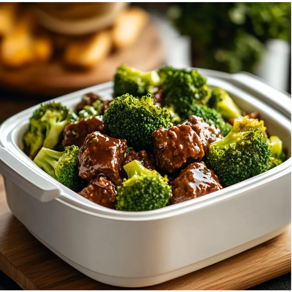 slow cooker beef and broccoli
