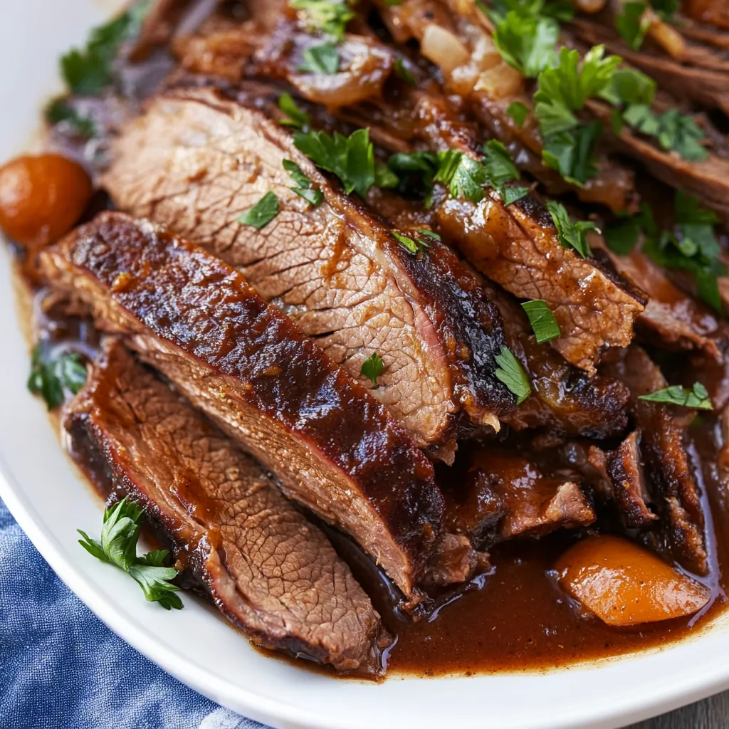 slow cooker beef brisket easy