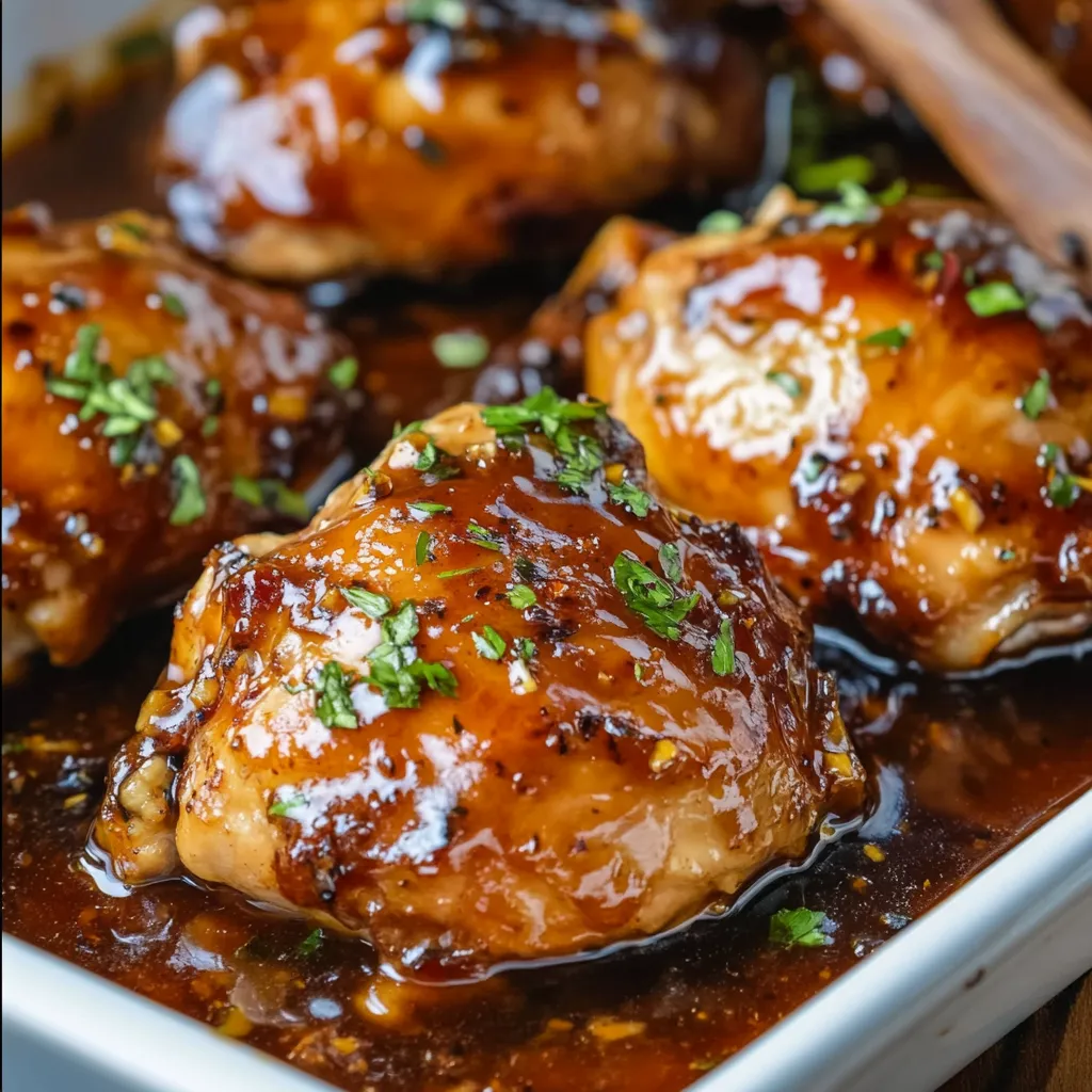 slow cooker honey garlic boneless chicken thighs