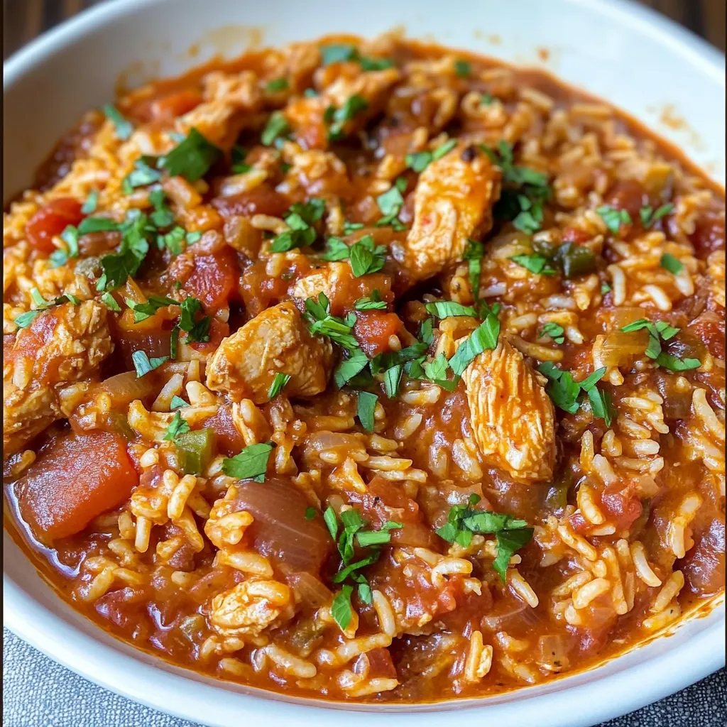 slow cooker jambalaya chicken