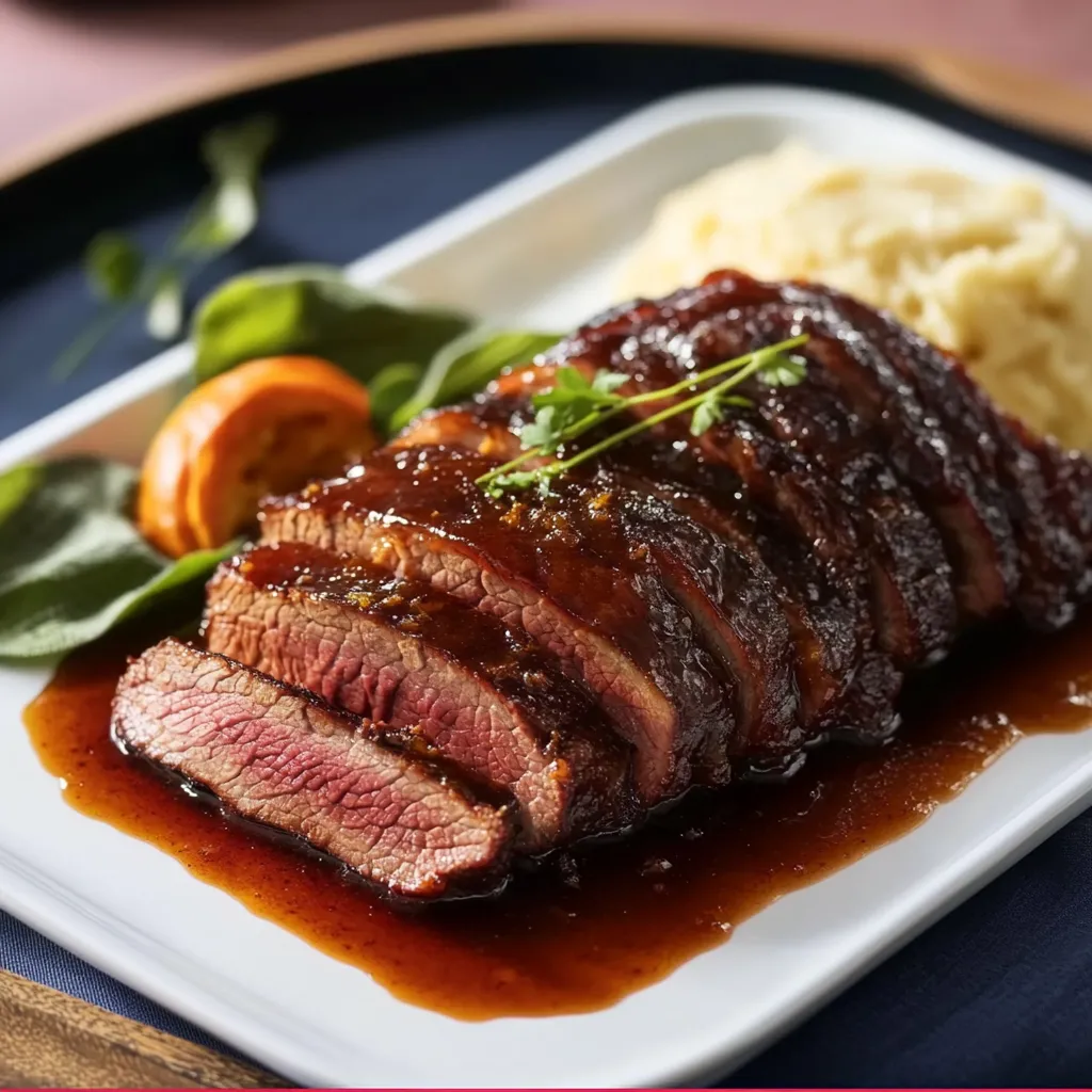 Slow-Cooked Caramelized Beef Brisket