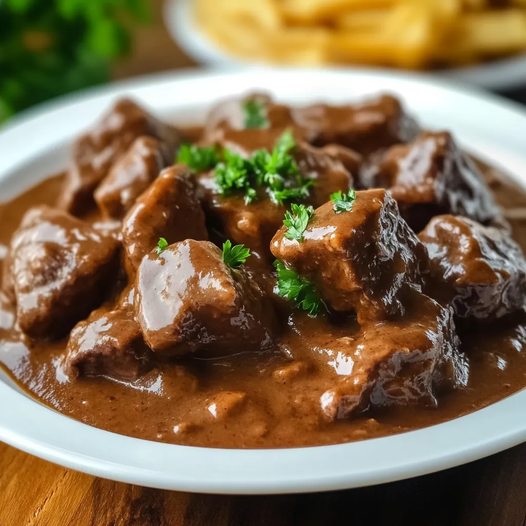 Best Beef Tips in Crock Pot