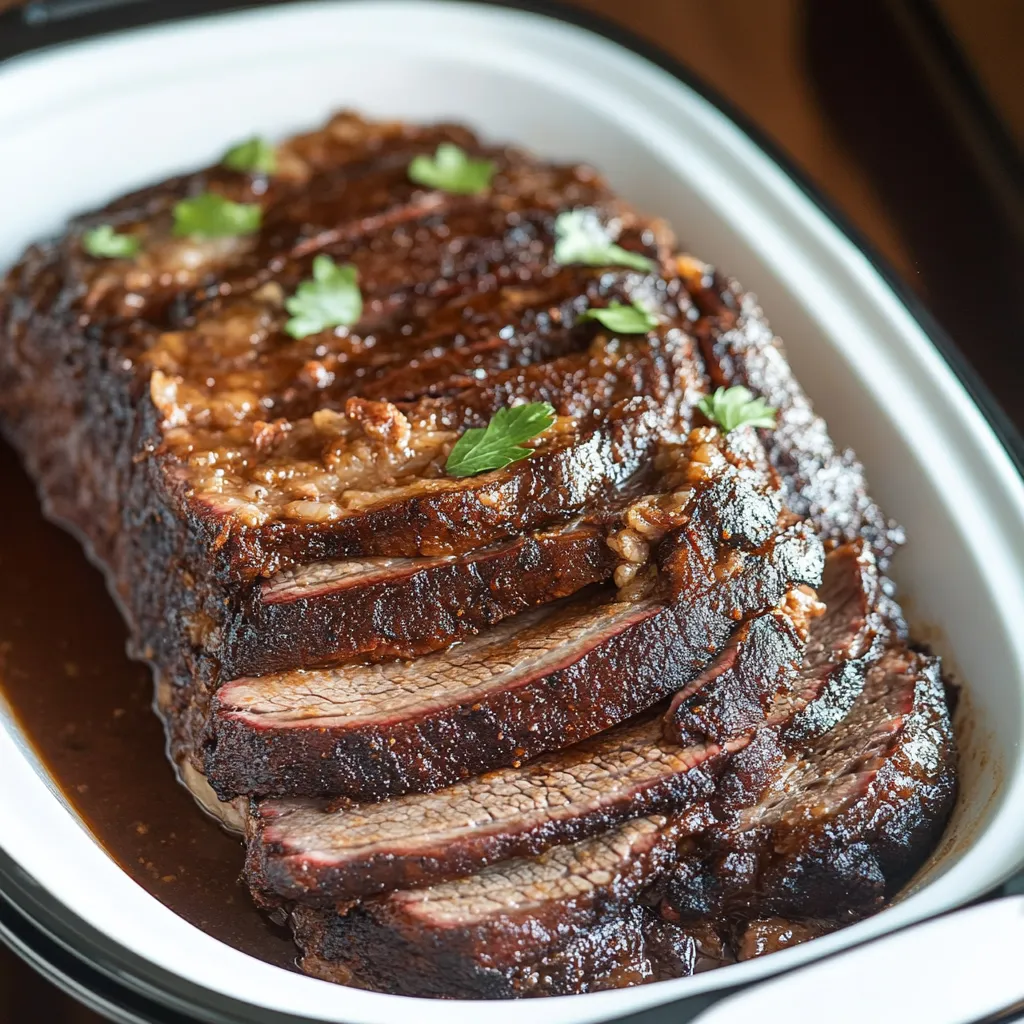 Easy Slow Cooker Texas Beef Brisket