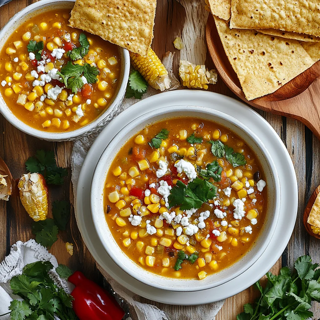 Mexican Street Corn Soup Recipe