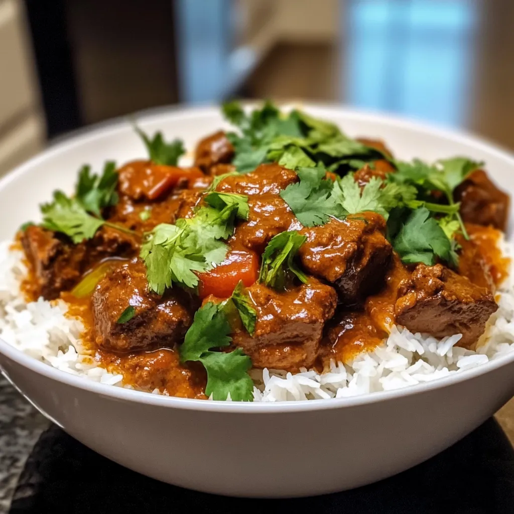 Slow Cooker Coconut Curry Beef Stew