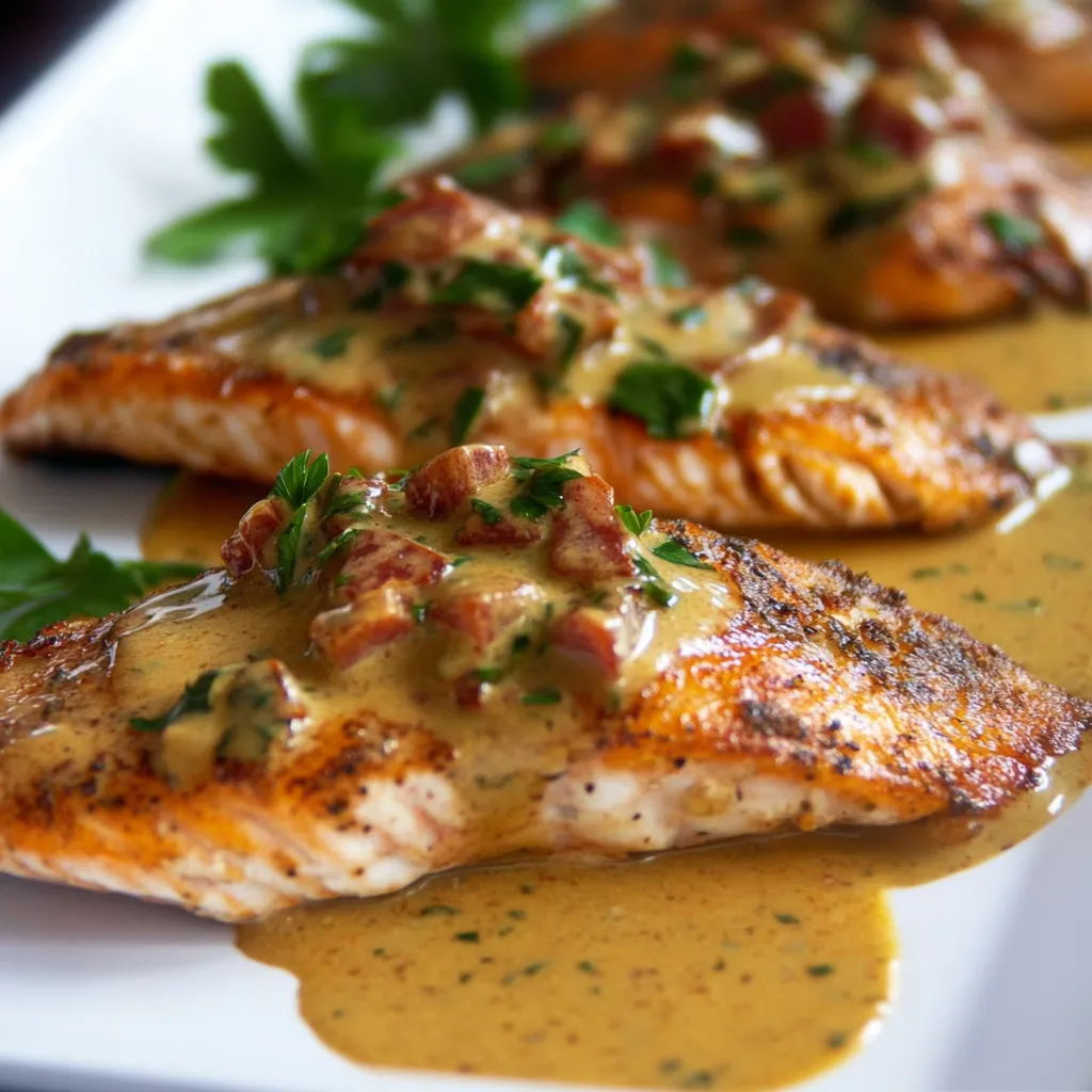 Red Snapper with Creamy Creole Sauce 