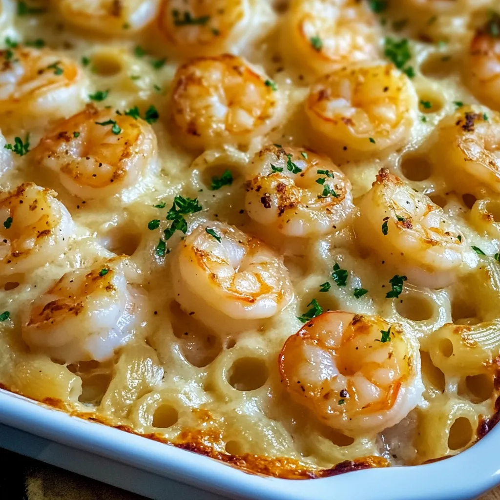 Shrimp Scampi Pasta Bake Recipe