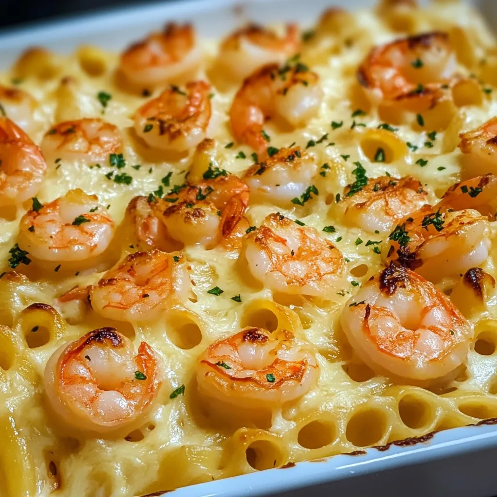 Shrimp Scampi Pasta Bake Recipe