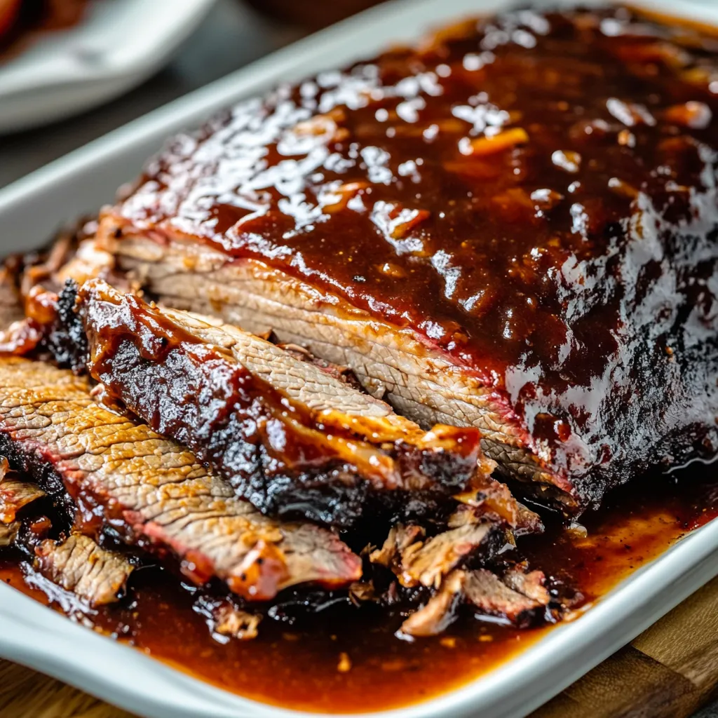 Slow Cooker Barbecue Brisket