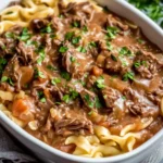 Slow Cooker Beef and Noodles