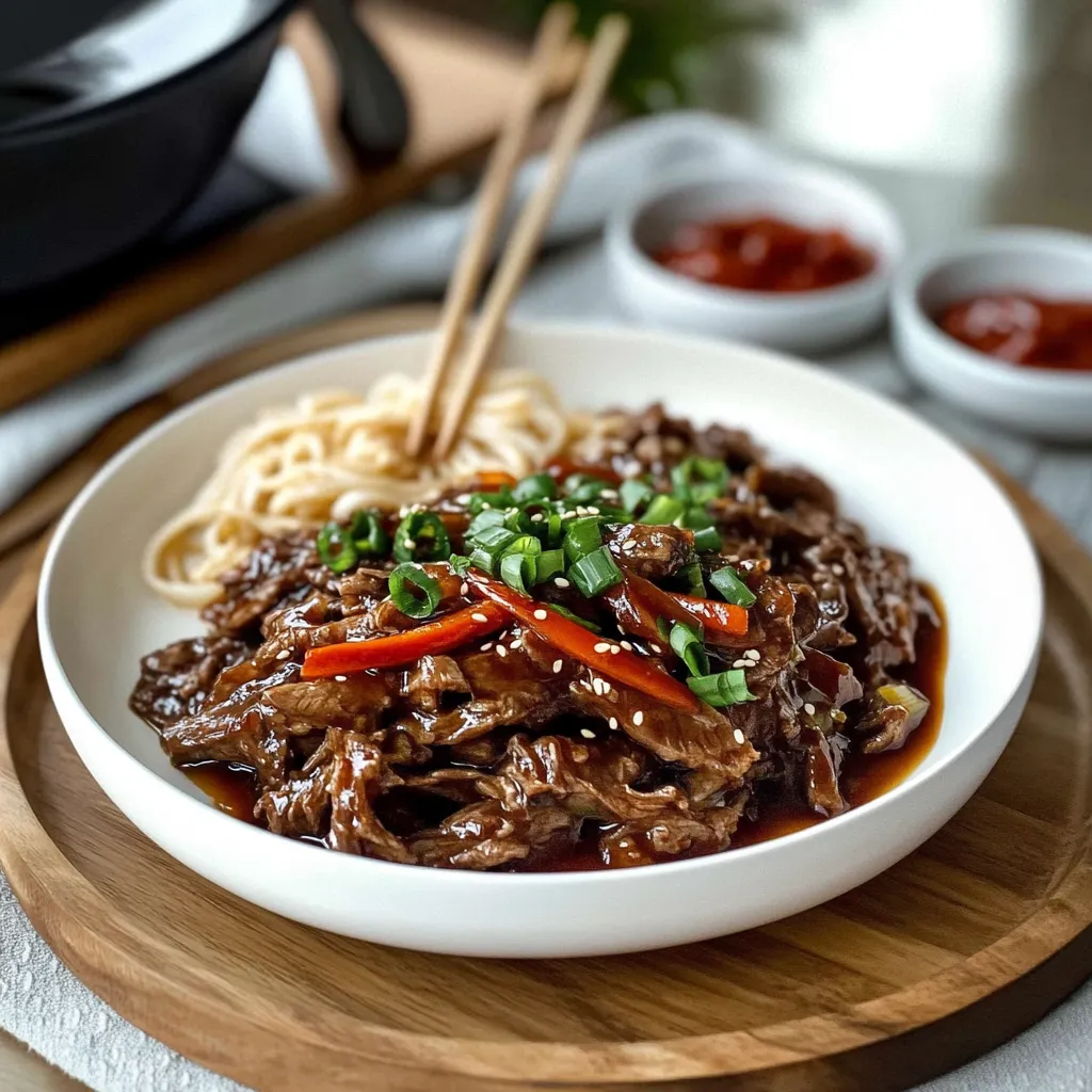 Slow Cooker Korean Beef Recipe