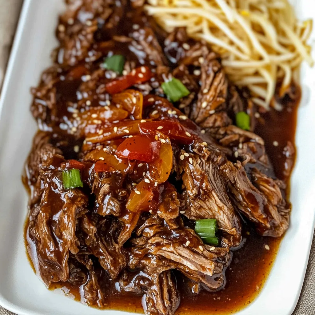 Slow Cooker Korean Beef Recipe