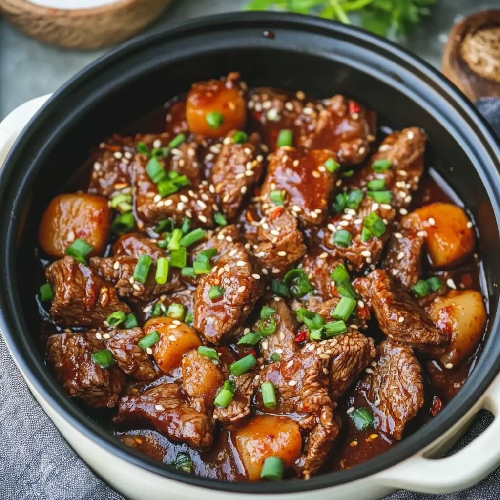 Slow Cooker Korean Beef Recipe
