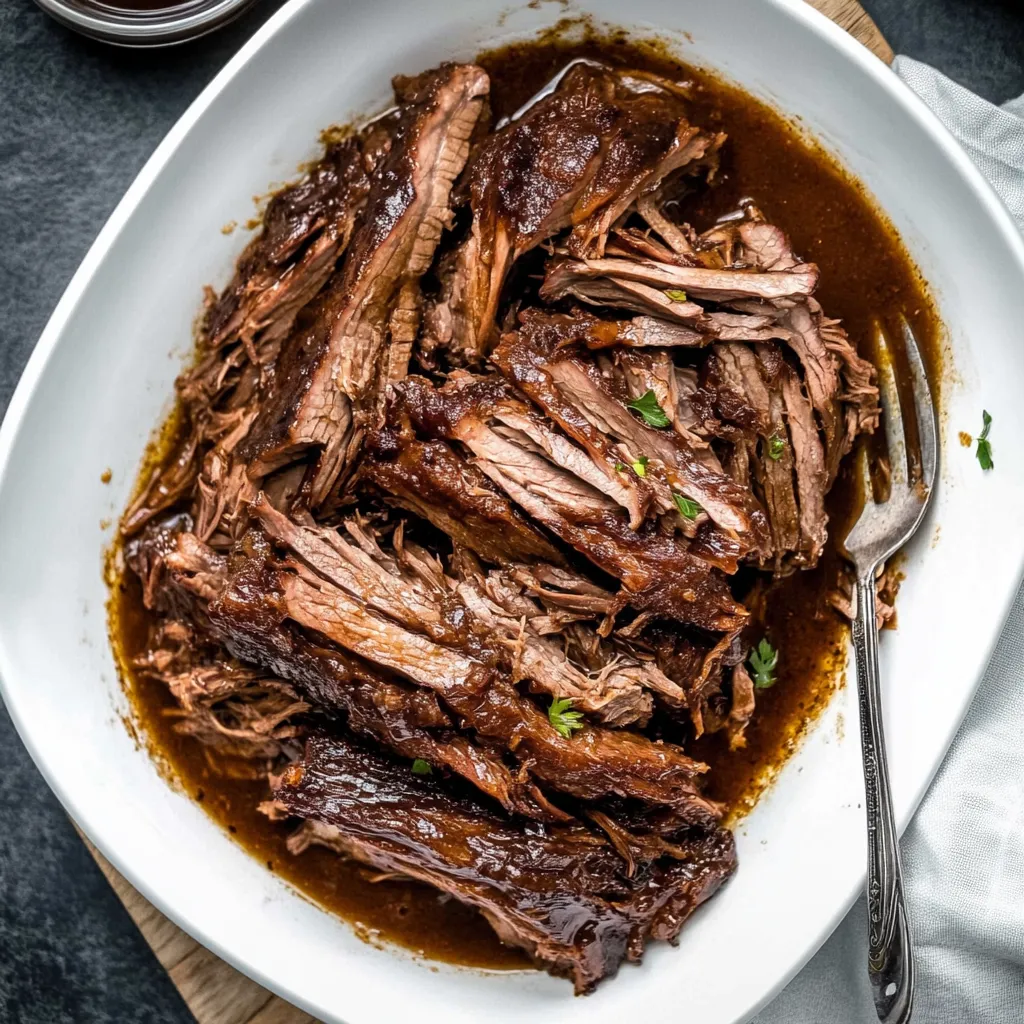 Easy Slow Cooker Texas Beef Brisket