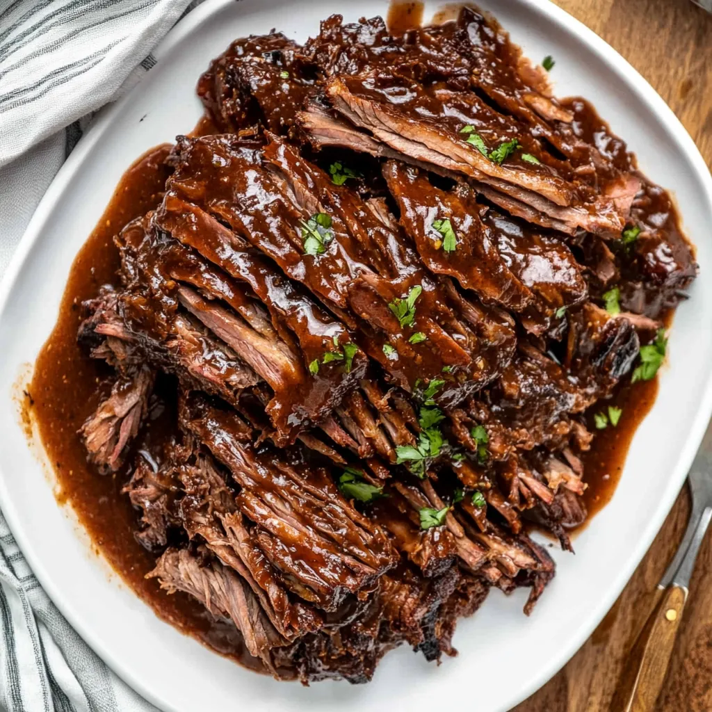 Easy Slow Cooker Texas Beef Brisket