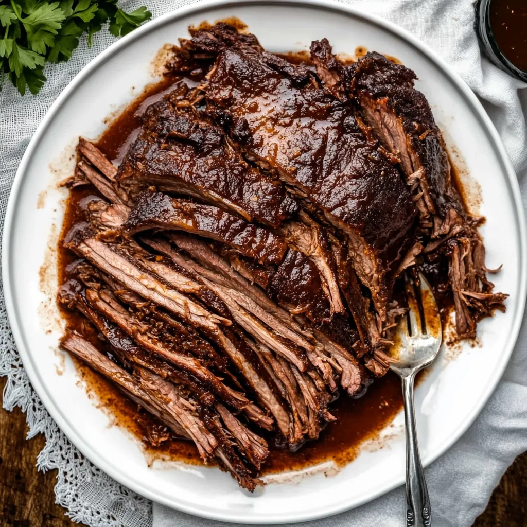 Easy Slow Cooker Texas Beef Brisket