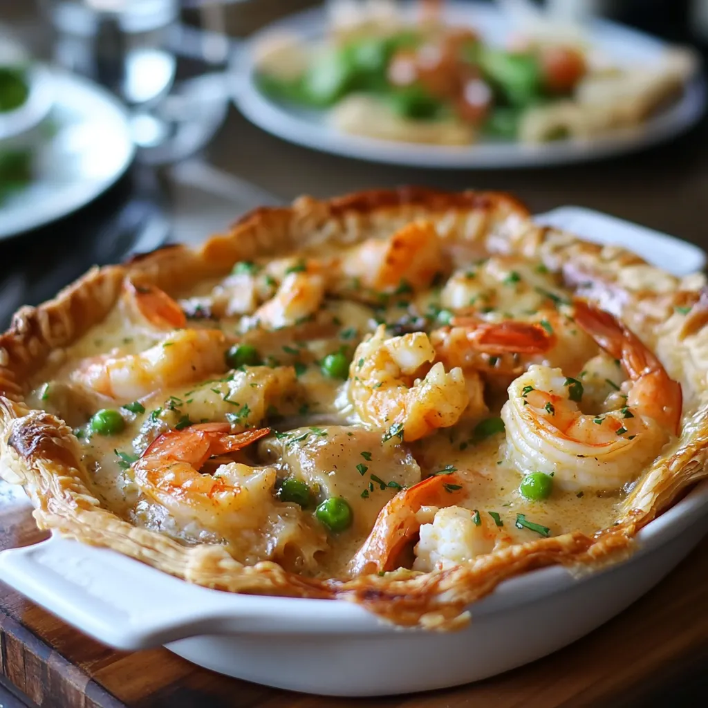 Cajun Seafood Pot Pie