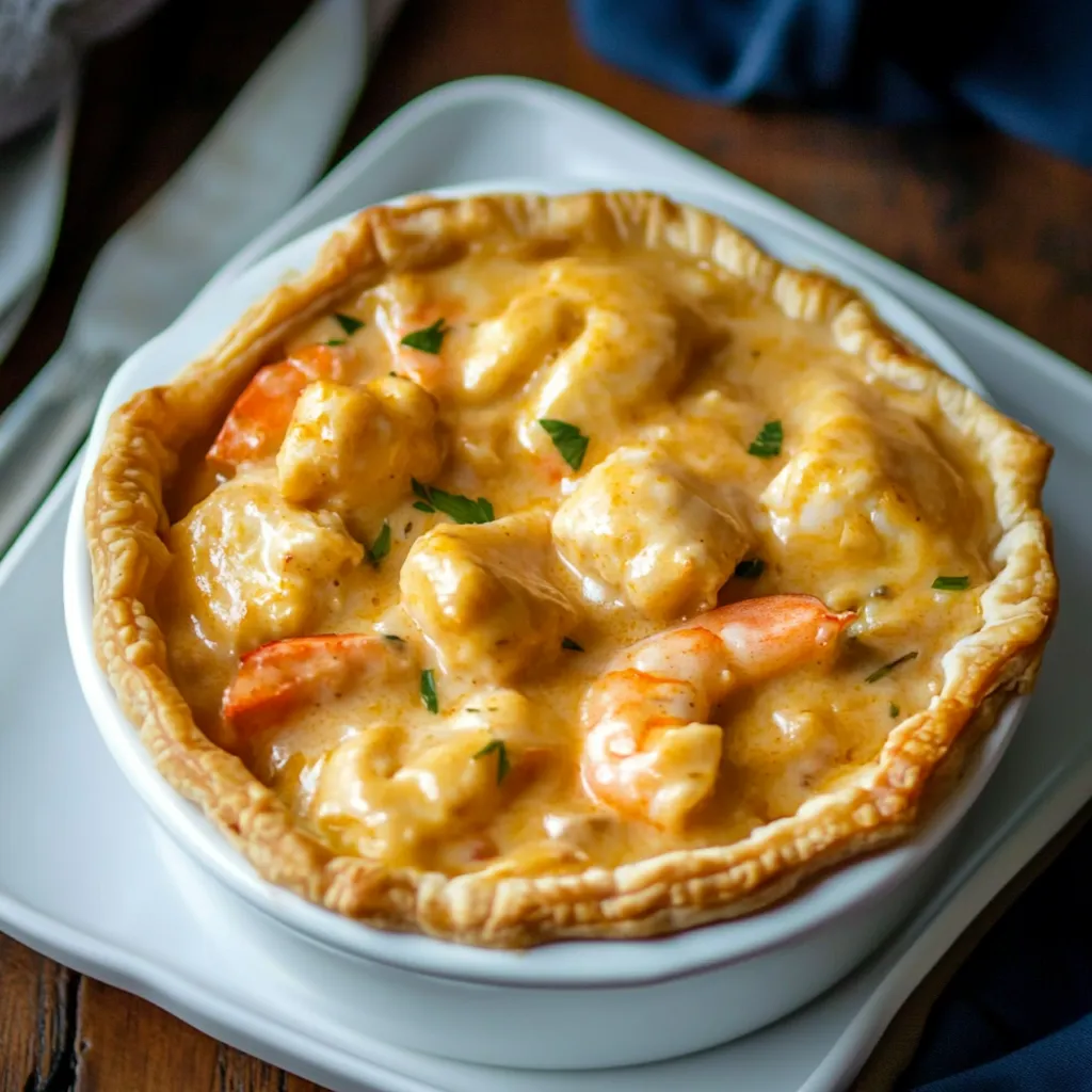 Cajun Seafood Pot Pie