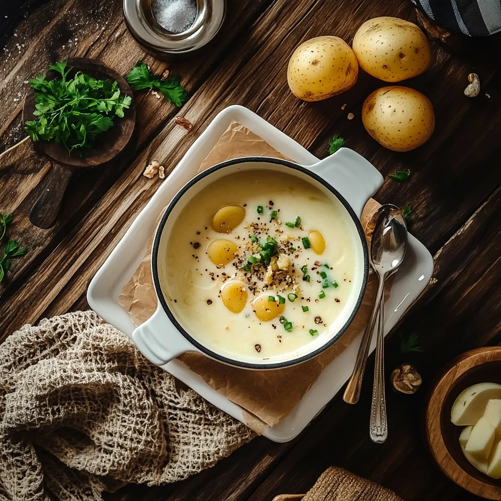 Easy Old Fashioned Loaded Potato Soup