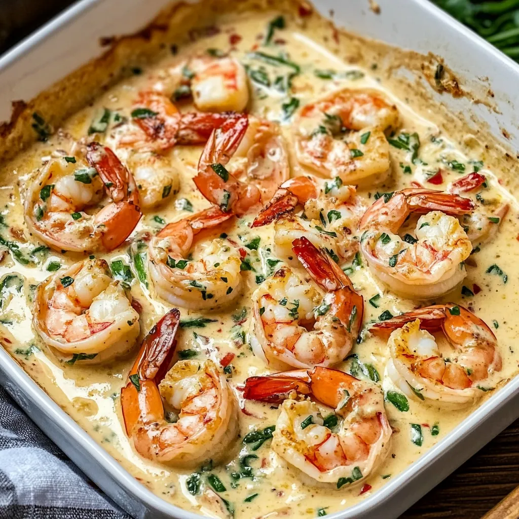 Easy Creamy Tuscan Shrimp Recipe