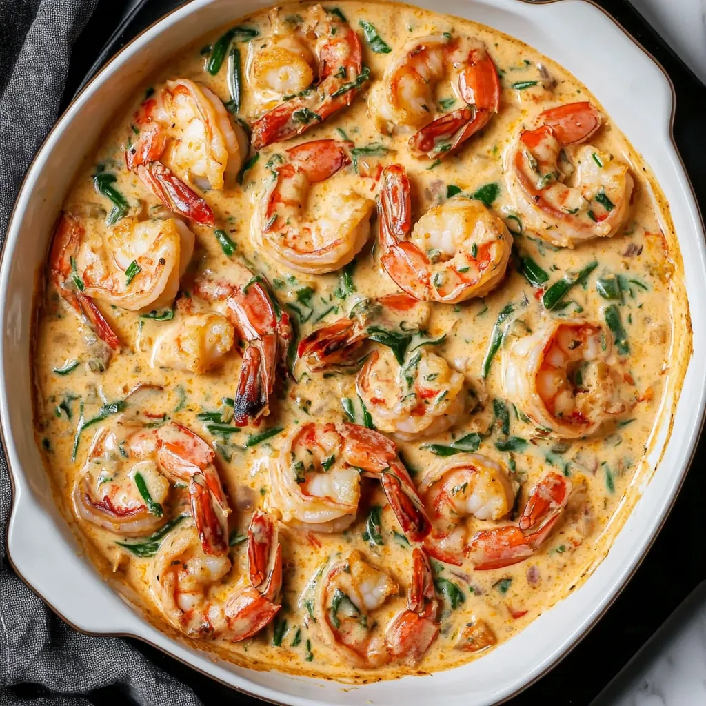 Easy Creamy Tuscan Shrimp Recipe