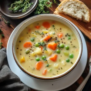 One Pot Creamy Vegetable Soup Easy-to-Make Dish