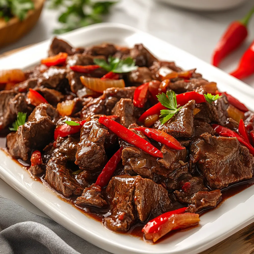 Crock Pot Pepper Steak With Stew Meat