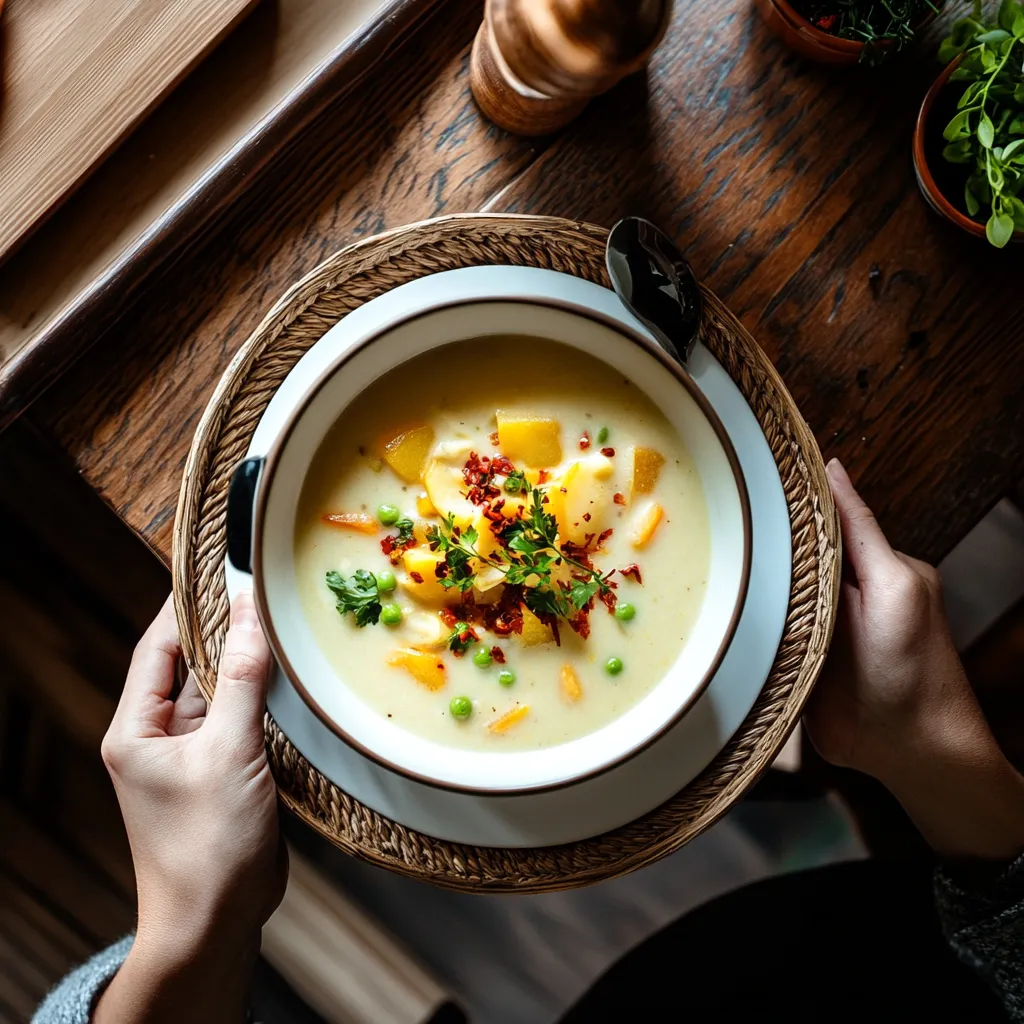 Easy Old Fashioned Loaded Potato Soup