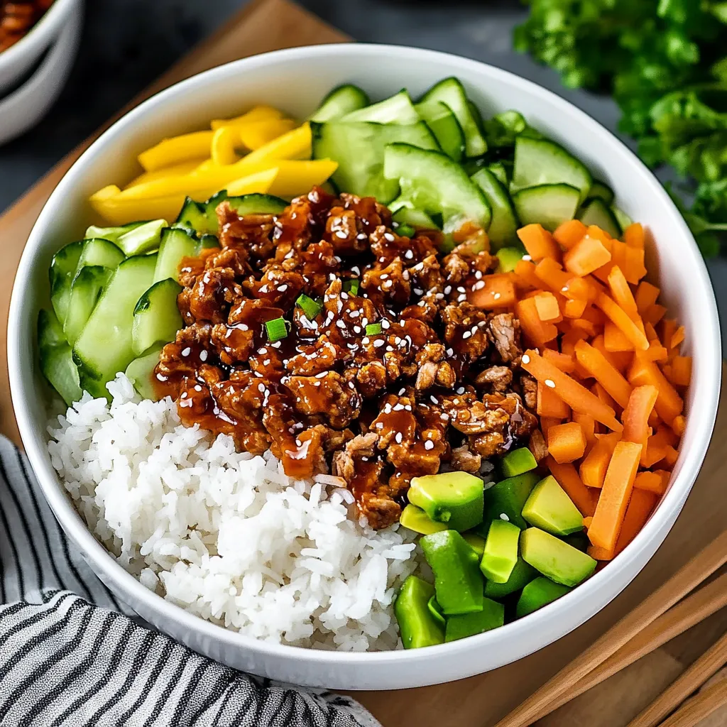 Best Teriyaki Ground Turkey Bowl Recipe