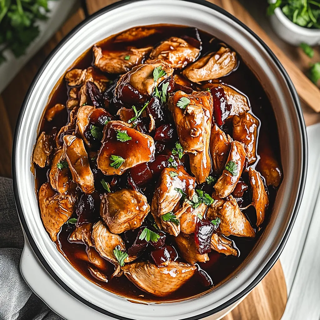 Crock Pot Bourbon Chicken