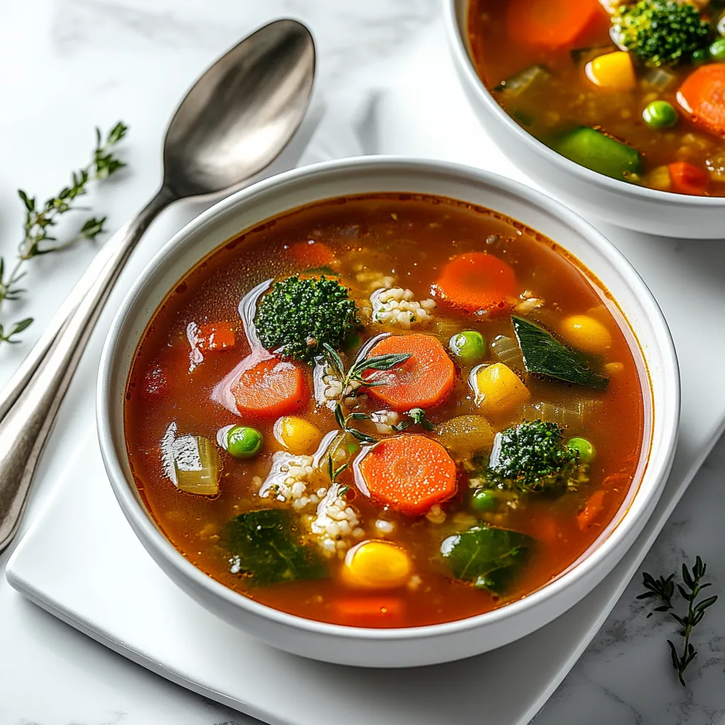 Low Carb Vegetable Soup Recipe