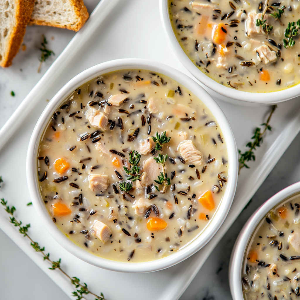 Leftover Turkey Wild Rice Soup