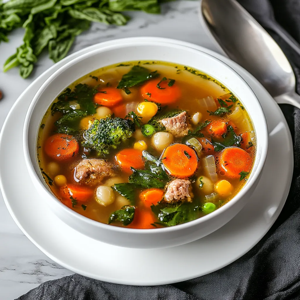 Low Carb Vegetable Soup Recipe