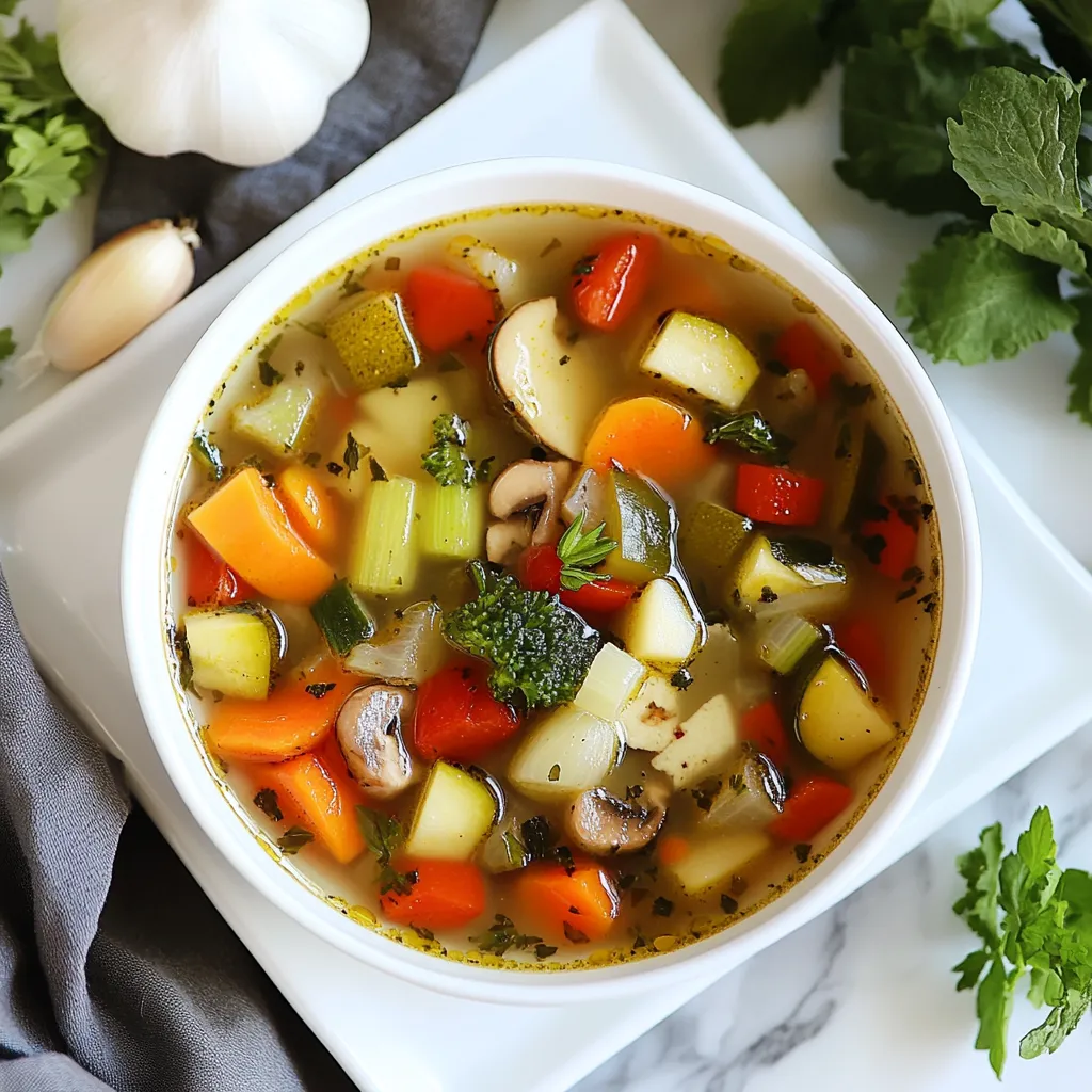 Low Carb Vegetable Soup Recipe
