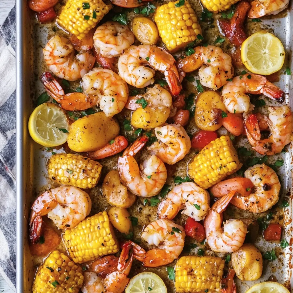 Sheet Pan Shrimp Boil