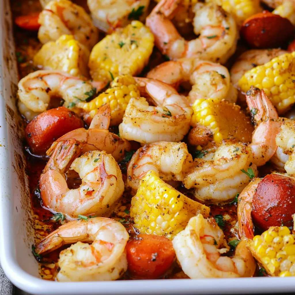 Sheet Pan Shrimp Boil