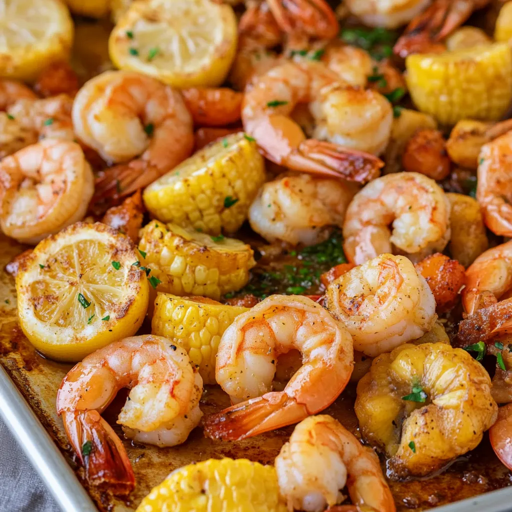 Sheet Pan Shrimp Boil