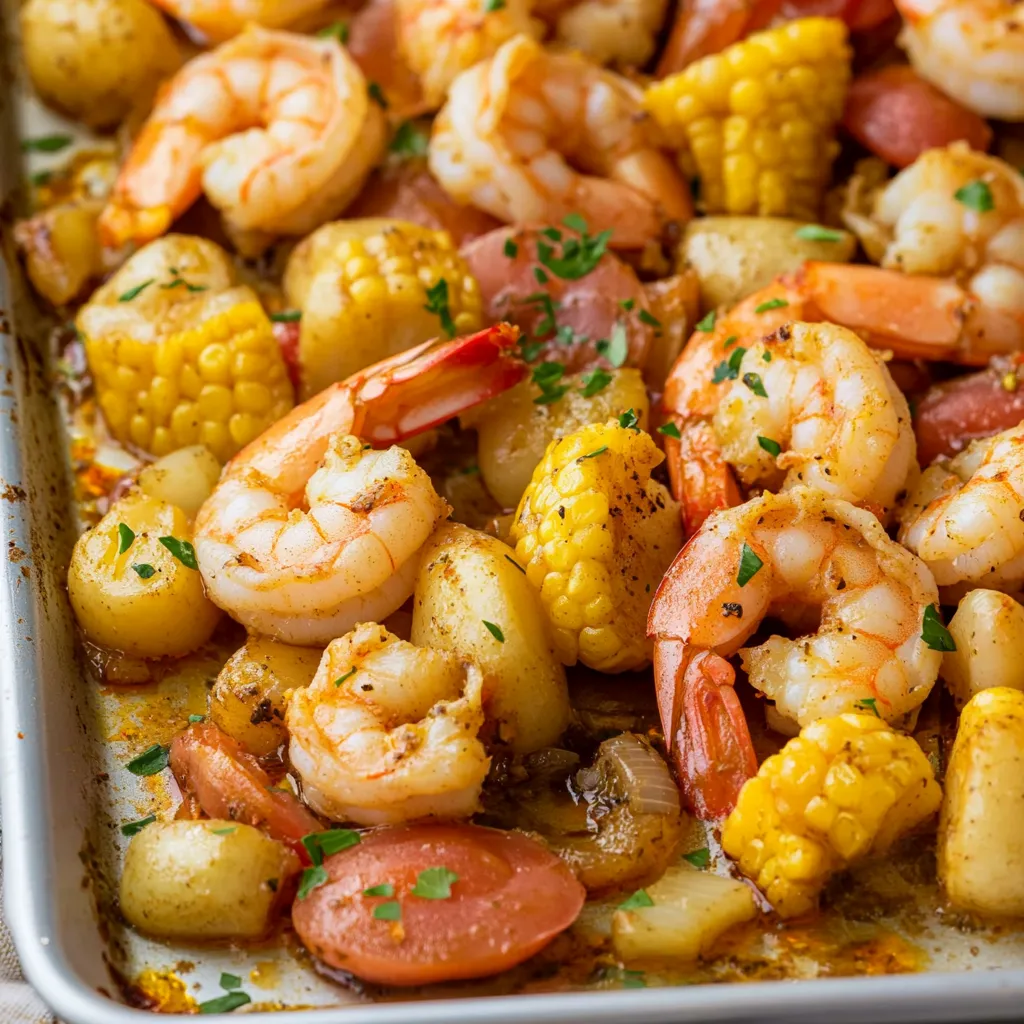 Sheet Pan Shrimp Boil