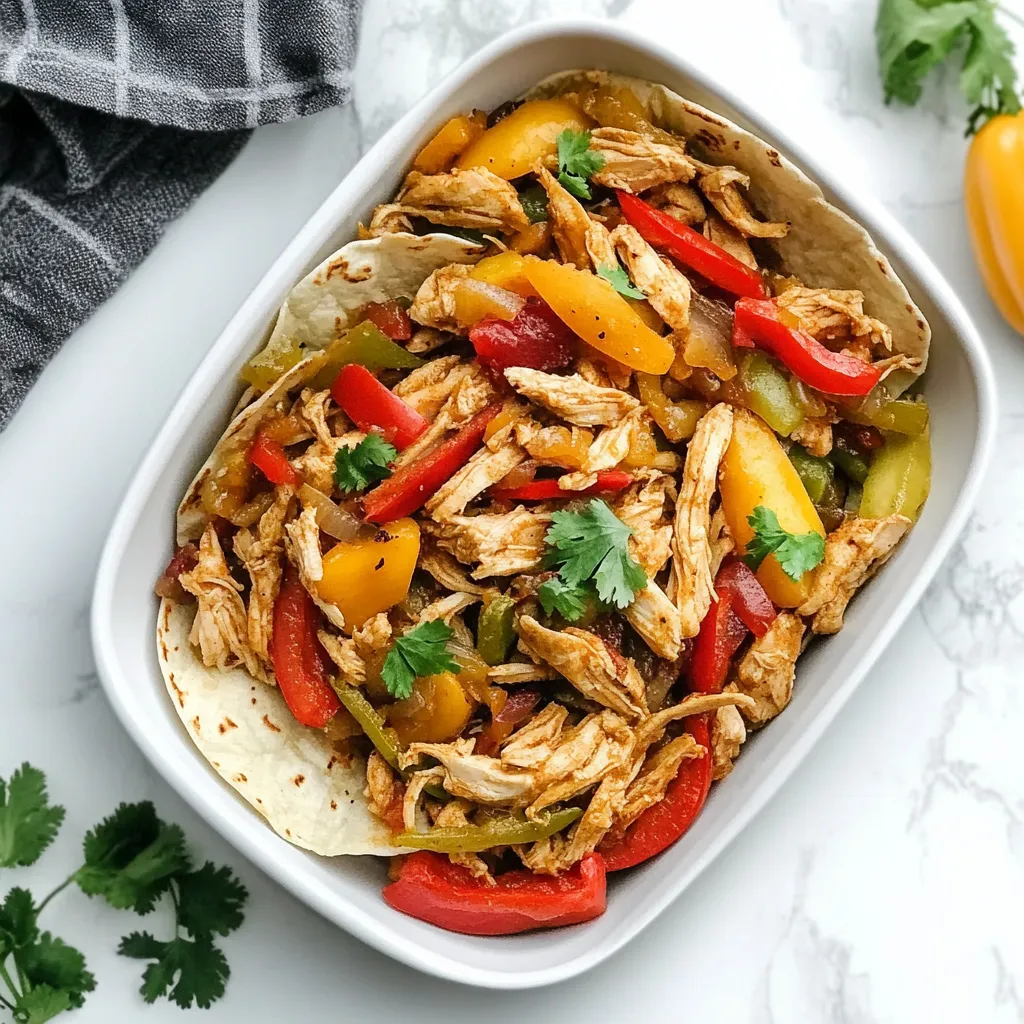 Slow Cooker Hawaiian Chicken Fajitas