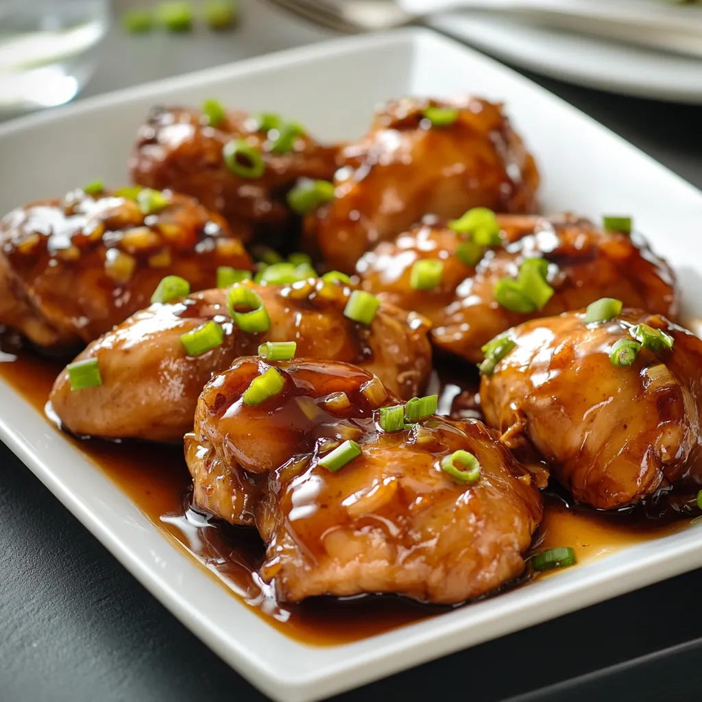 Slow Cooker Honey Garlic Chicken
