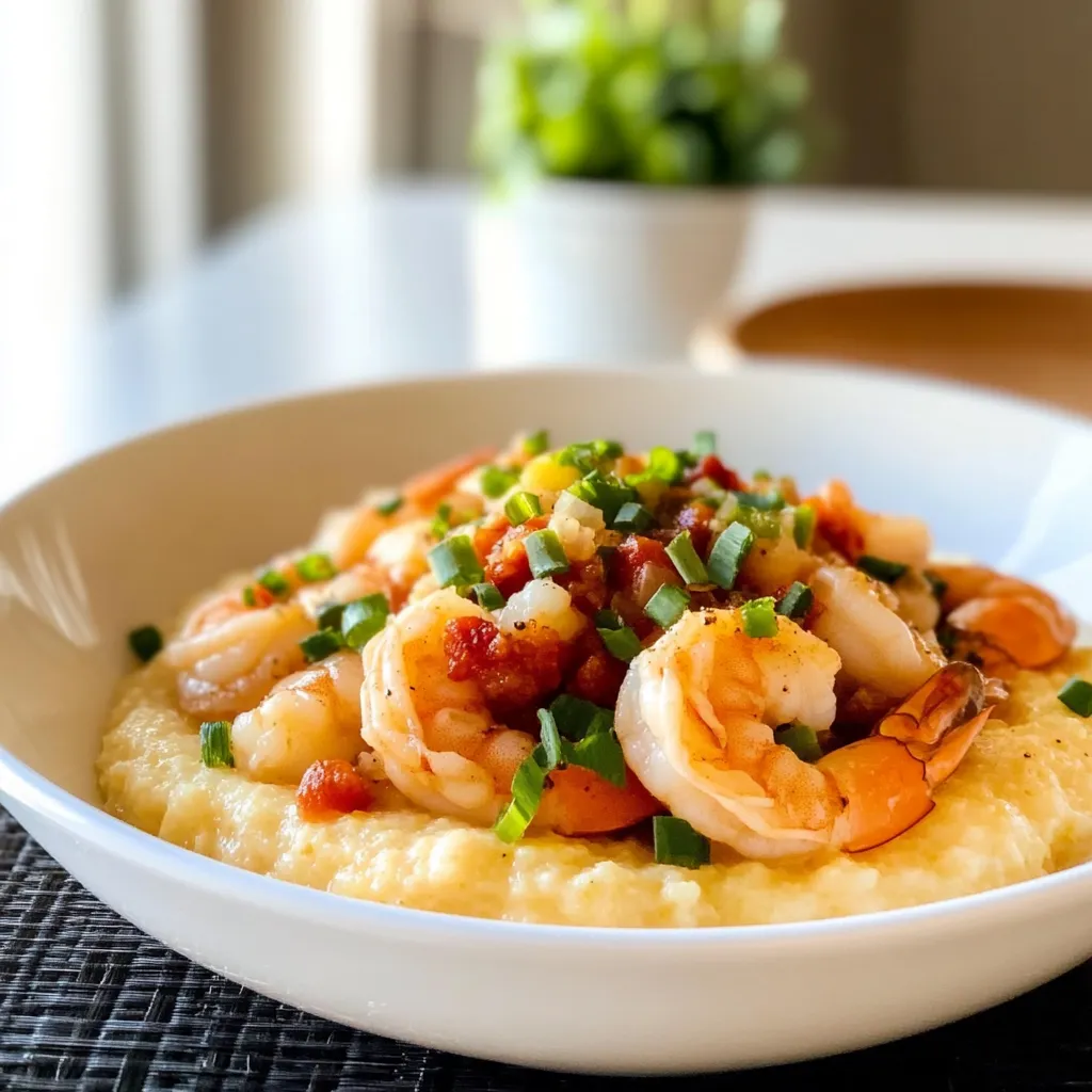 Slow Cooker Shrimp & Grits