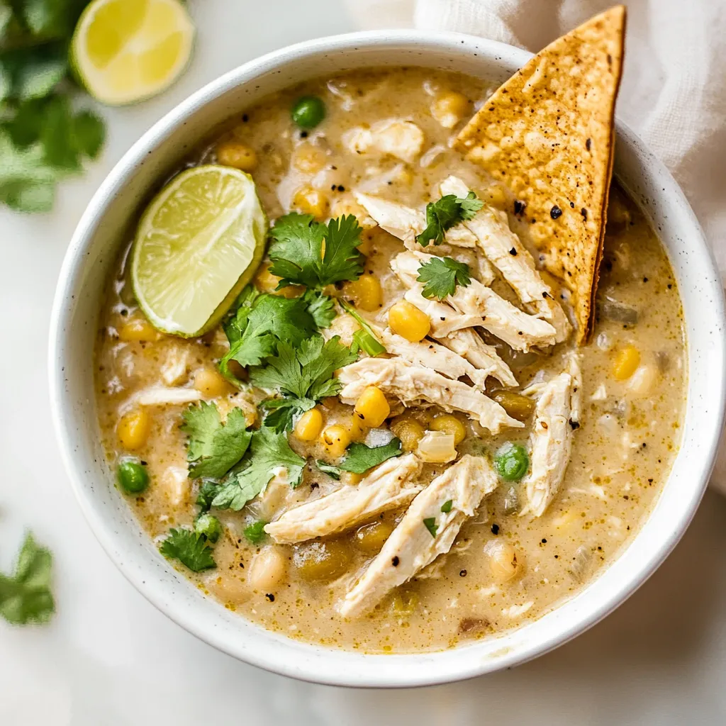 Dairy Free White Chicken Chili