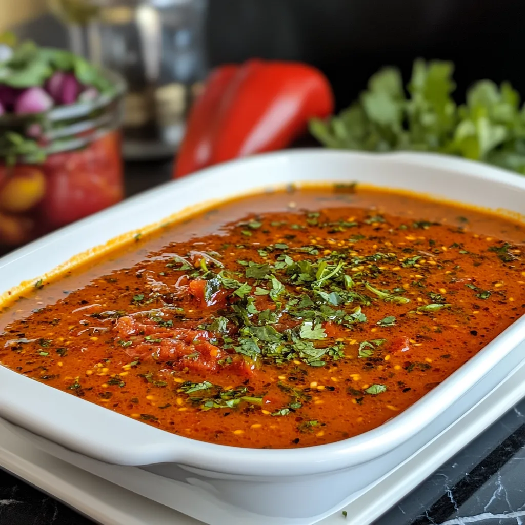 Roasted Red Pepper and Tomato Soup Recipe