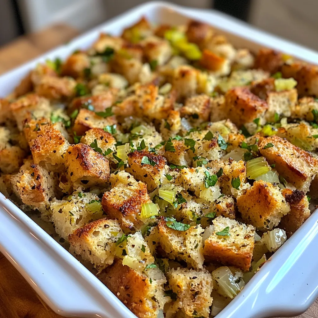 Grandma’s Thanksgiving Turkey Stuffing Recipe 