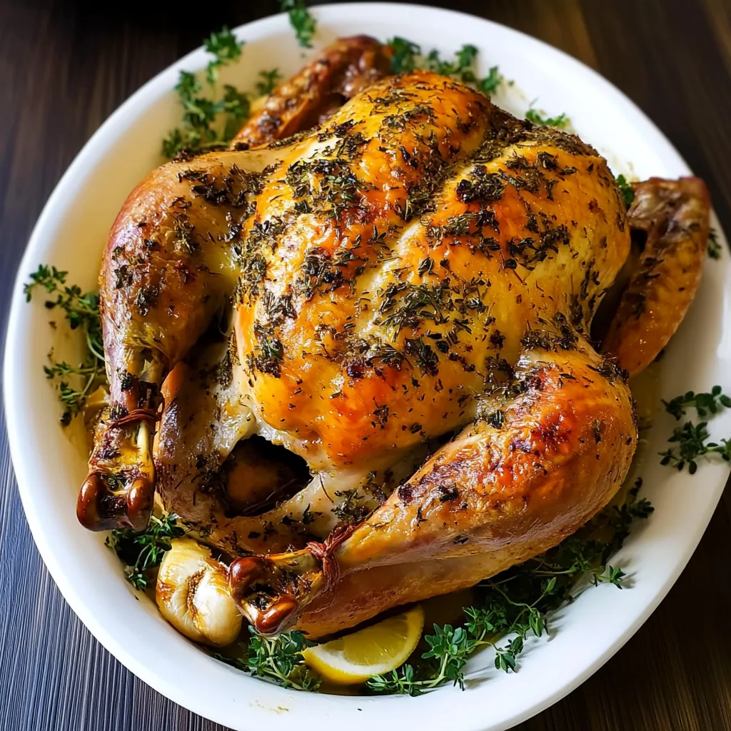 Garlic and Herb Thanksgiving Turkey