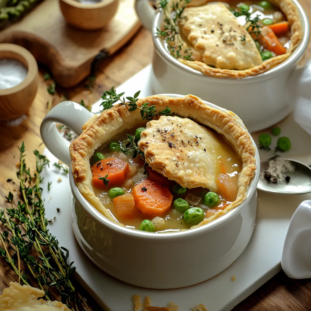 Veggie Pot Pie Soup